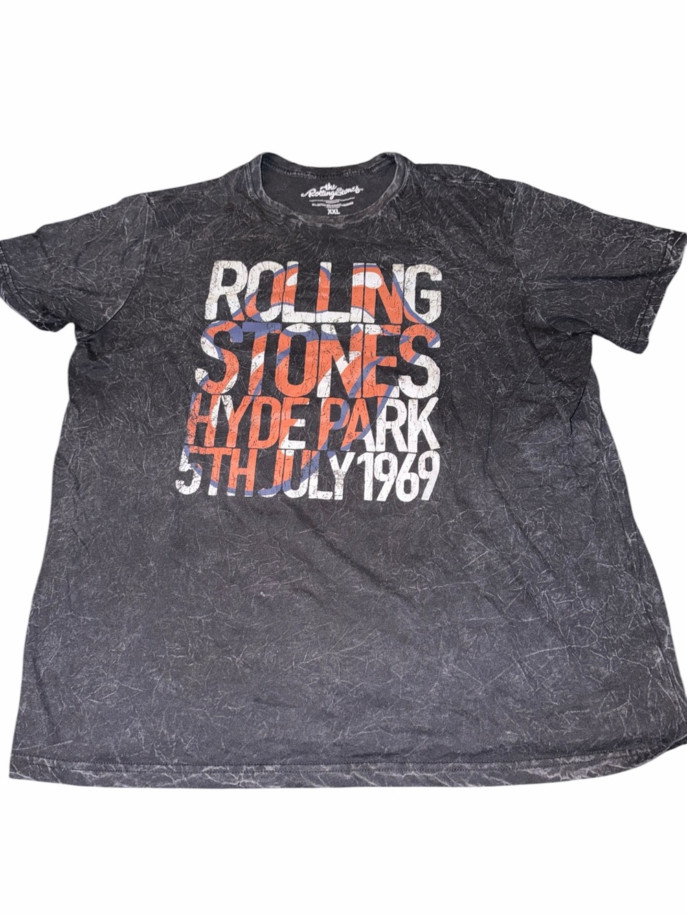 Rolling Stones Hyde Park 5th July 1969 Graphic Tee - Black Size XXL
